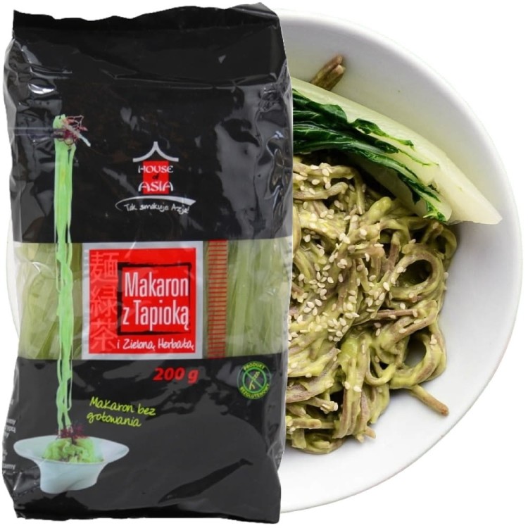 Wietnamski Makaron Ryżowy z Tapioką i Zieloną Herbatą 200g HOUSE OF ASIA