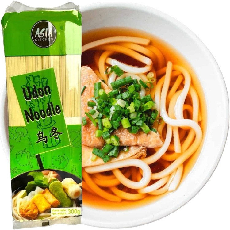 Makaron Azjatycki Pszenny Do Zupy UDON Suchy Porcjowany 300g ASIA KITCHEN