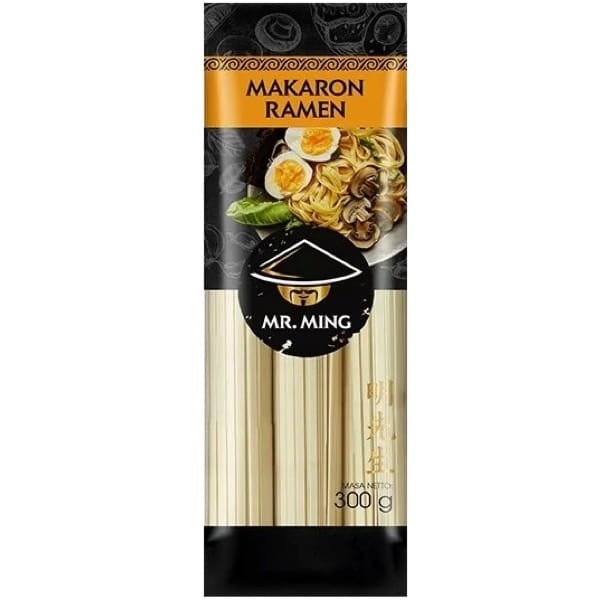 Makaron Pszenny Oryginalny Do Zupy Ramen Nitki w Porcjach 300g MR. MING