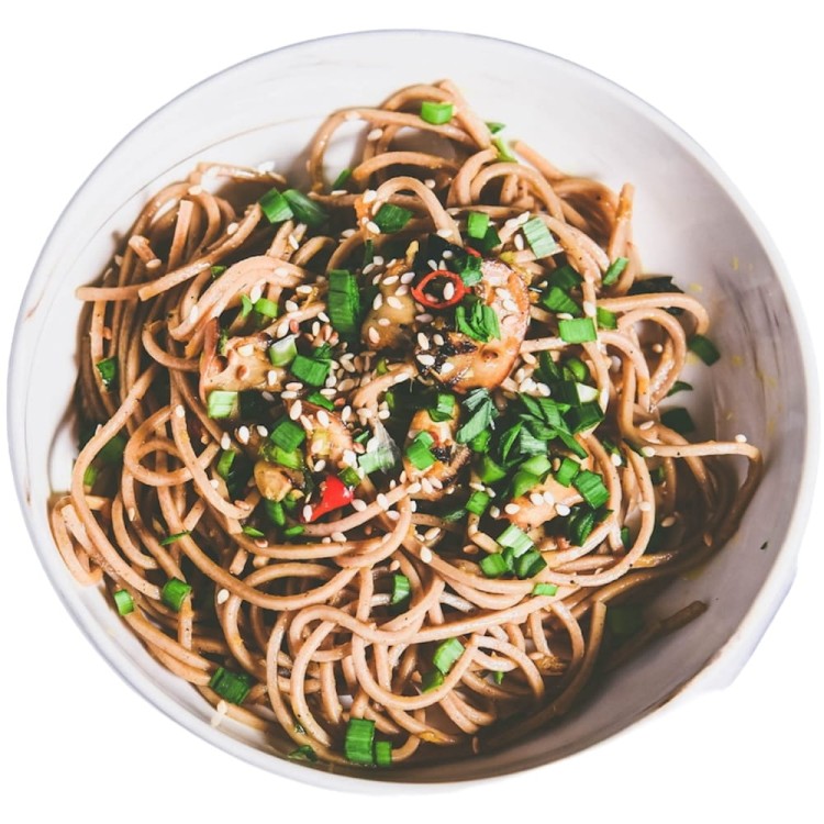 Koreański Makaron SOBA Brązowy Gryczany Do Zupy i Stir Fry Porcjowany 300g A+ HOSAN