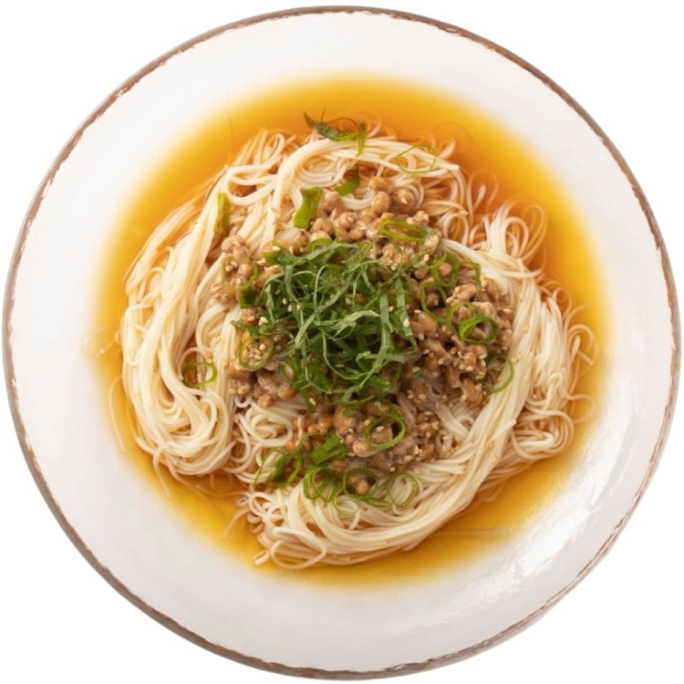 Koreański Makaron Pszenny Somen Tomoshiraga Do Zupy Porcje 454g A+ HOSAN