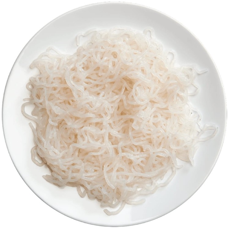 Makaron Bezglutenowy Shirataki Nitki Angel Hair z Mąki Konjac w Zalewie 400g CITY AROMA