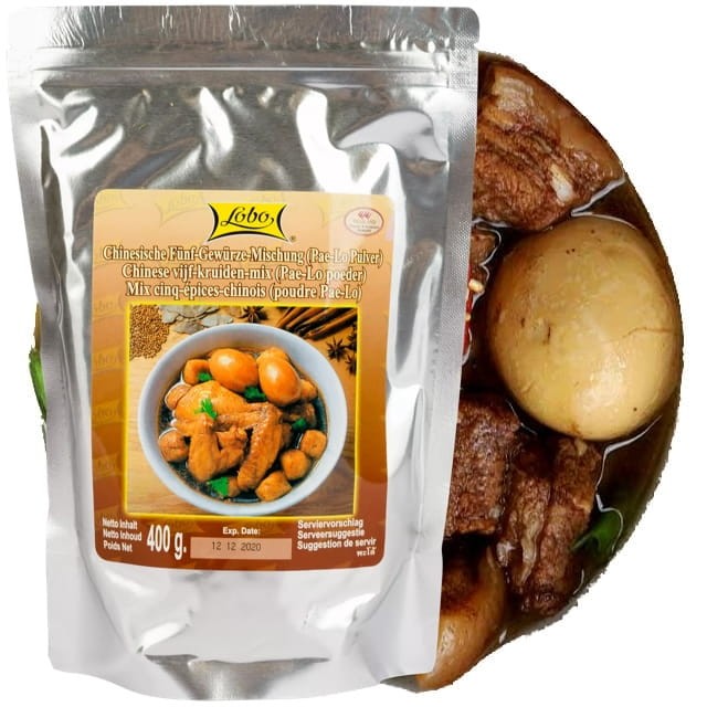 Chińska Przyprawa 5 Pięć Pięciu Smaków Spice Pa-Lo 400g LOBO