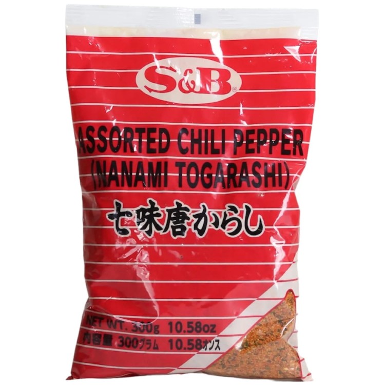 Japońska Pikatna Przyprawa Togarashi Siedem 7 Smaków 300g S&B
