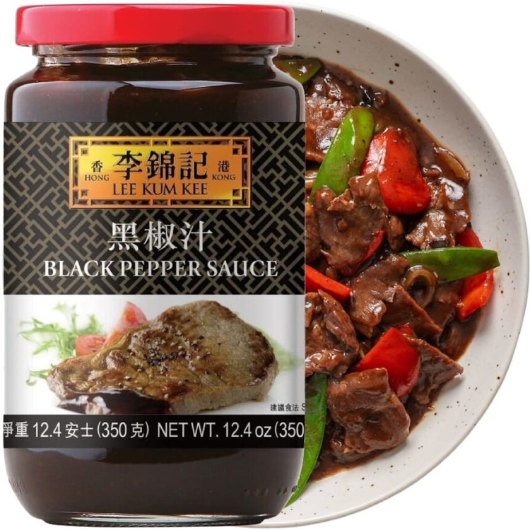 Chiński Sos Marynata z Czarnego Pieprzu Do Stir Fry Woka 350g LEE KUM KEE