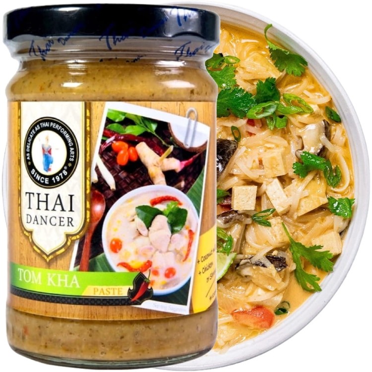 Pasta Do Tajskiej Kokosowej Zupy Tom Kha Ka z Kurczakiem 227g THAI DANCER