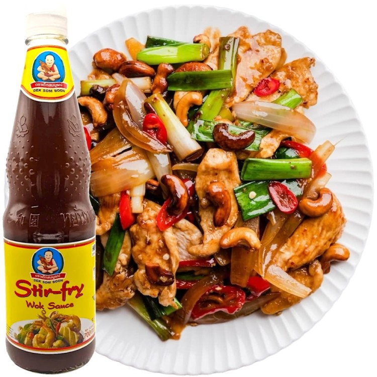 Tajski Gęsty Smaczny Sos STIR FRY Do Smażenia w Woku Warzyw Mięsa 700ml HEALTHY BOY BRAND