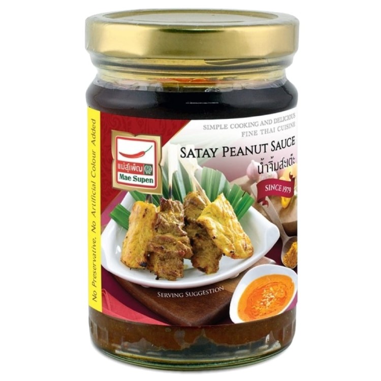 Sos Orzechowy Satay Tajska Pasta z Orzechów Ziemnych 226g MAE SUPEN