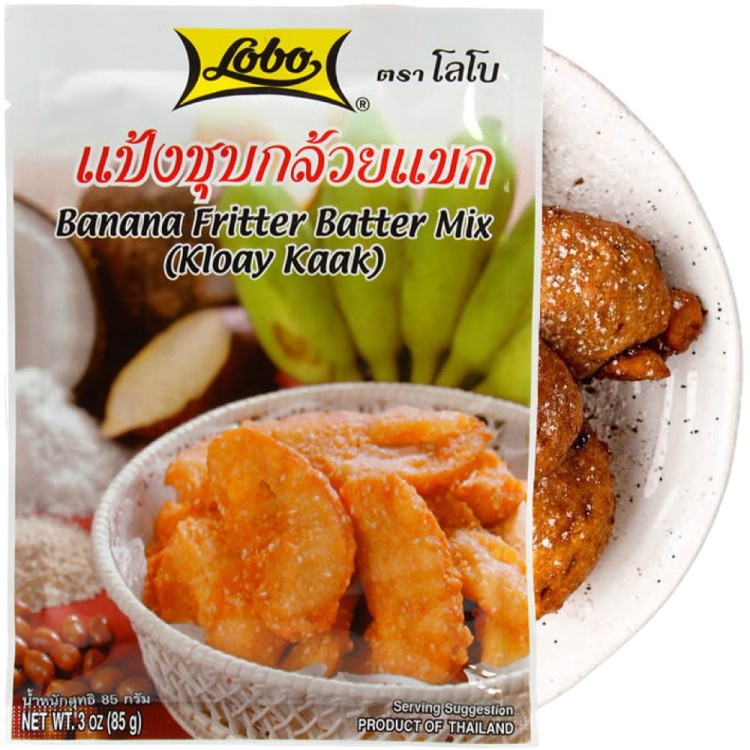 Tajska Gotowa Mieszanka Mąka Panierka Do Bananów w Cieście 85 LOBO