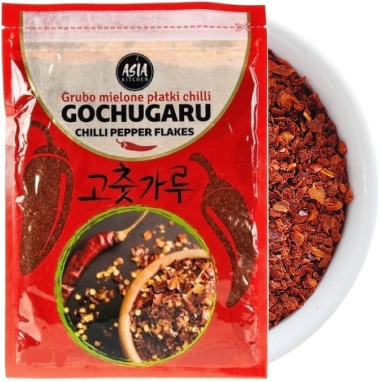 Papryka Chilli Grubo Mielone Płatki GOCHUGARU Przyprawa Do Kimchi 500g ASIA KITCHEN