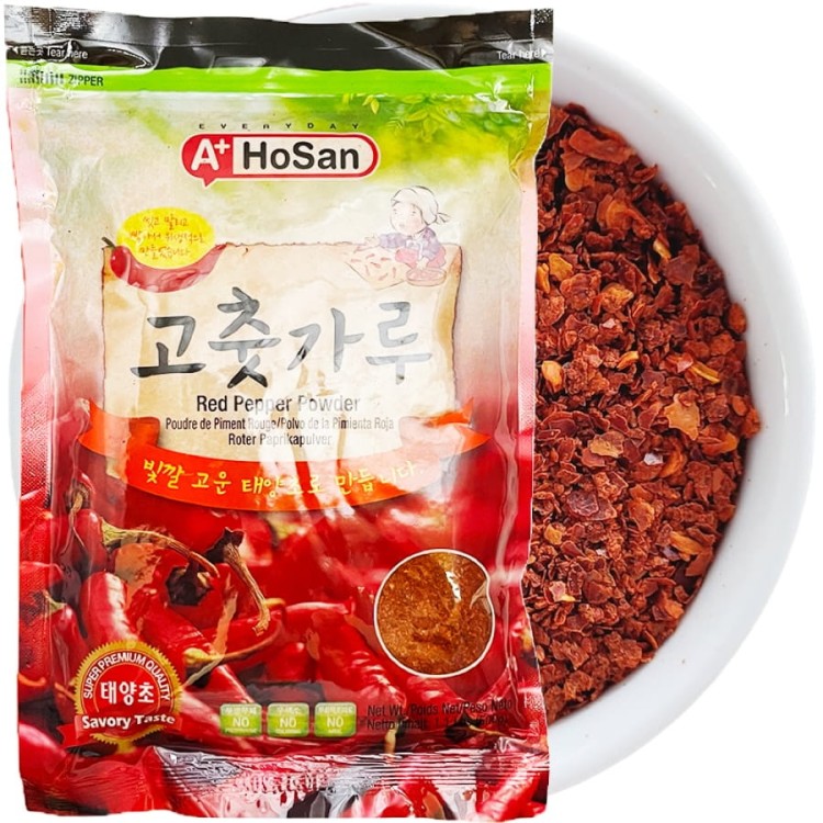 Koreańska Papryka Czerwona Ostra Płatki Chili Gochugaru Do Kimchi 500g HOSAN