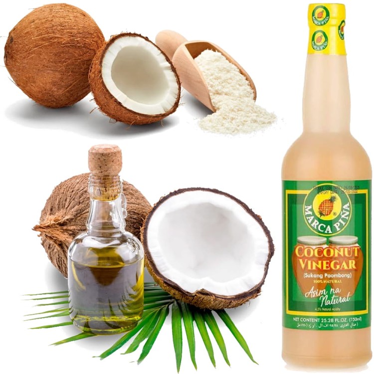 Ocet Kokosowy Filipiny 100% Naturalny z Kokosa 750ml MARCA PINA