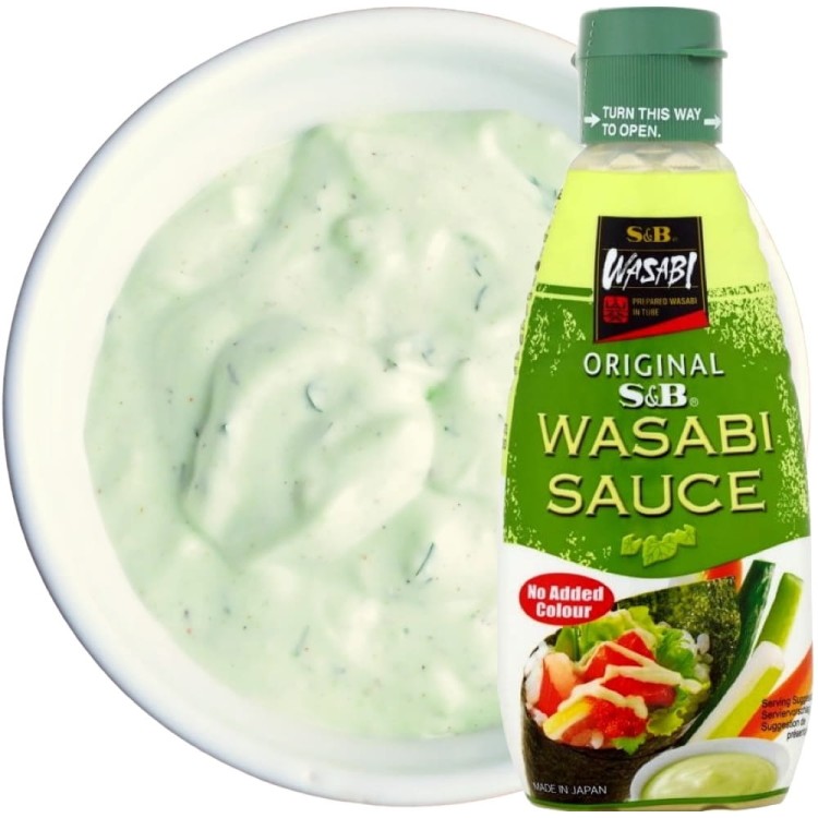 Japoński Ostry Gęsty Sos Pasta Wasabi Do Sushi Oraz Jako DIP 170g S&B