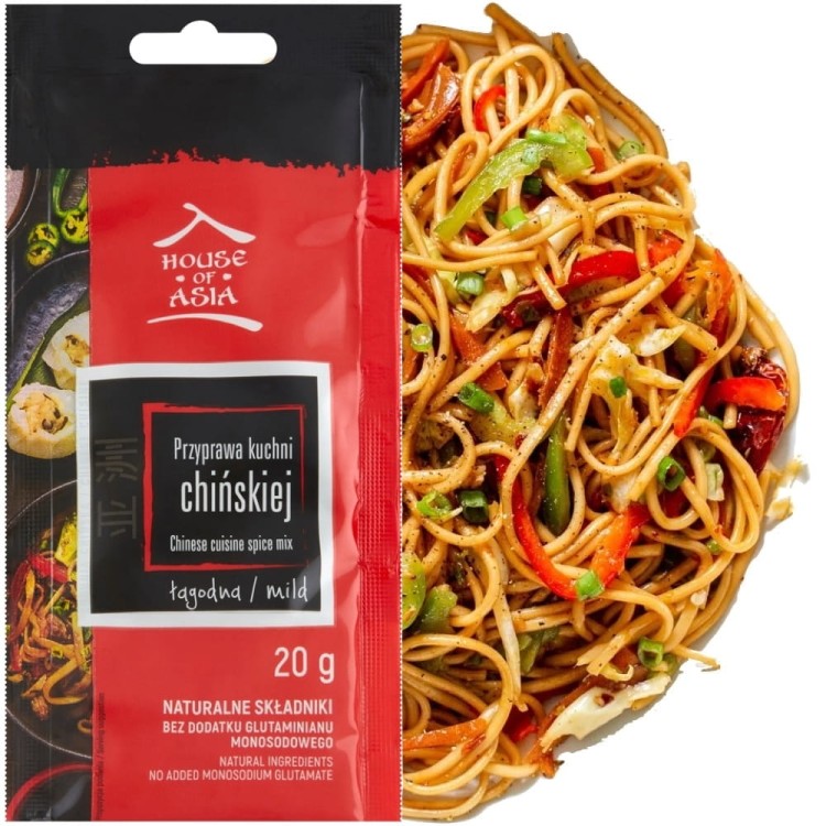 Przyprawa Kuchni Chińskiej Łagodna Chińska w Proszku Mild 20g HOUSE OF ASIA