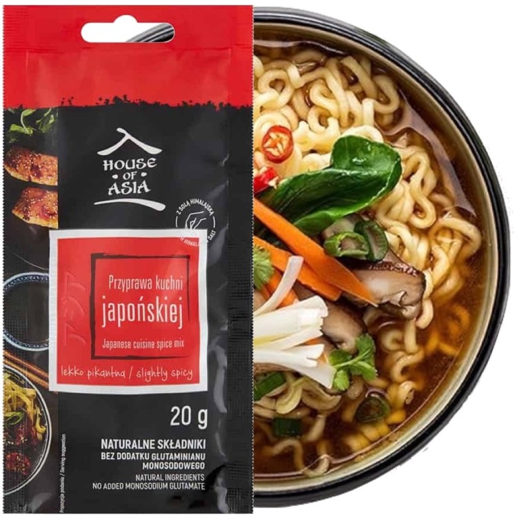 Japońska Lekko Pikantna Przyprawa Kuchni Japońskiej w Proszku 20g HOUSE OF ASIA