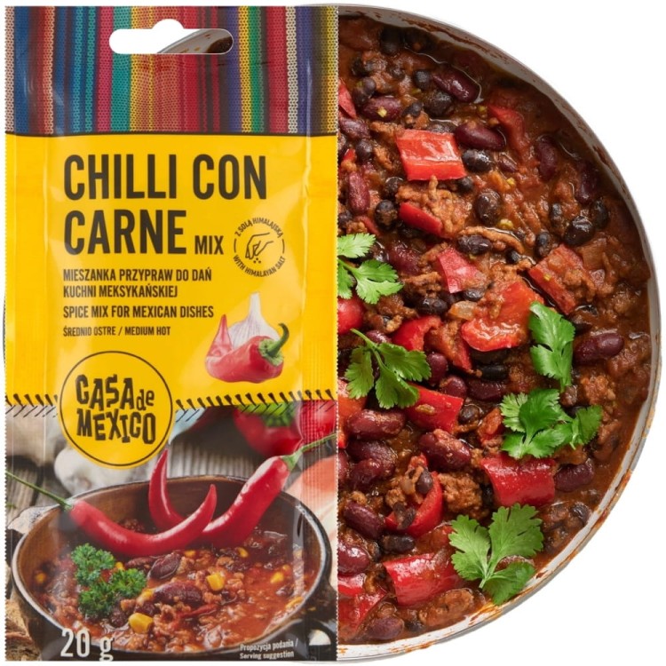 Meksykańska Przyprawa Do Przygotowania Chilli Con Carne 20g CASA DE MEXICO