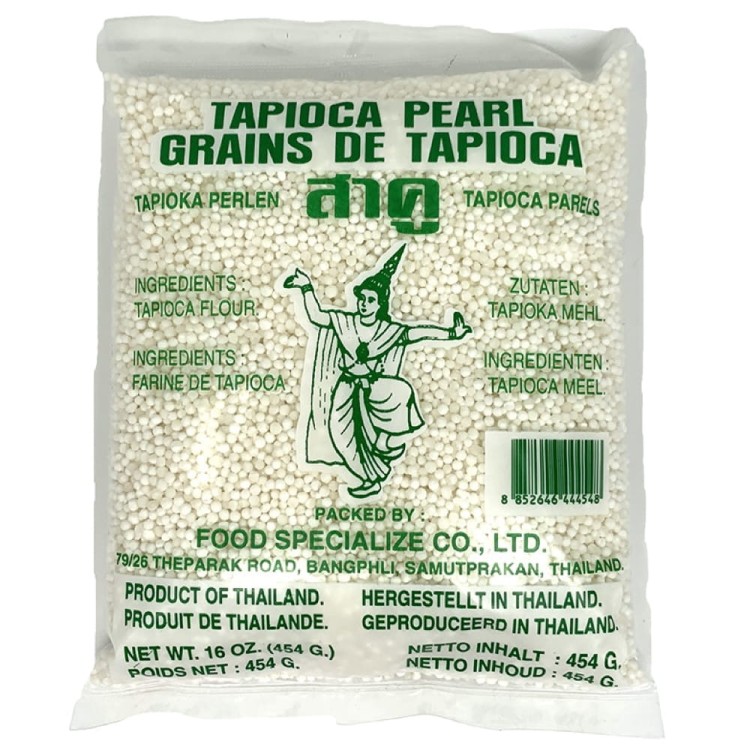 Tajskie Perełki z Tapioki Tapioka Perełka Mała Do Deserów 454g THAI DANCER