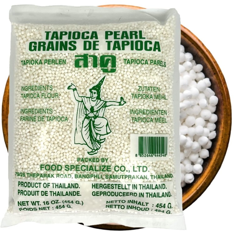 Tajskie Perełki z Tapioki Tapioka Perełka Mała Do Deserów 454g THAI DANCER