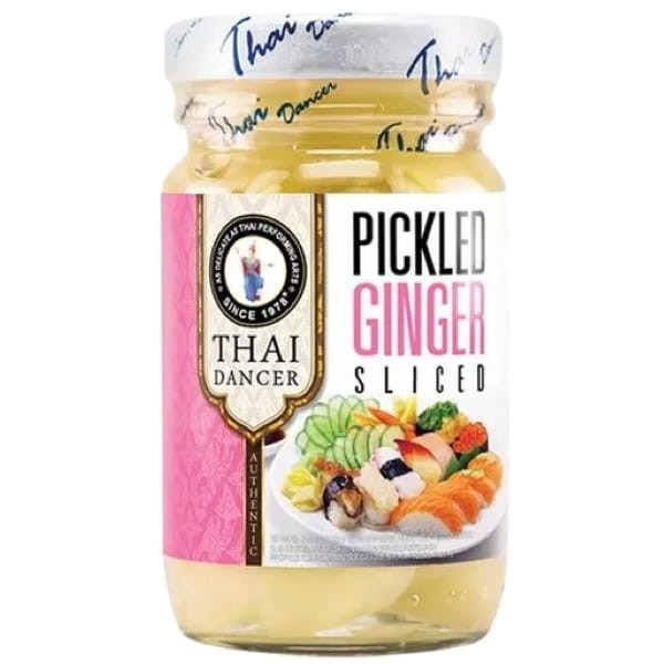 Imbir Marynowany Do Sushi Biały Naturalny Oczyszcza Kubki Smakowe 100g THAI DANCER