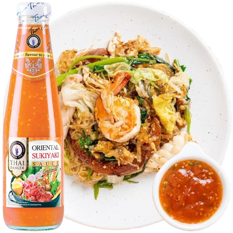 Tajski Sos Orientalny SUKIYAKI Styl Kantoński Do Smażenia Na Woku 300ml THAI DANCER