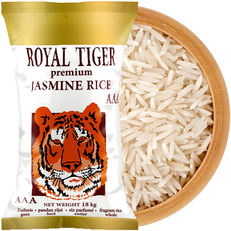 Ryż Jaśminowy Kambodża Duży Worek Jakość Premium AAA 18kg ROYAL TIGER