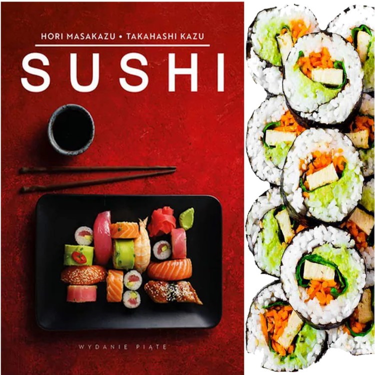 Książka Sushi Przepisy Porady Dla Początkujących IDEALNA Na Start RM