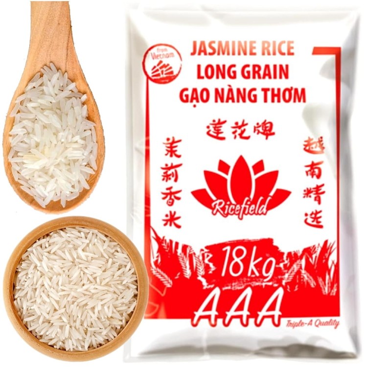 Ryż Jaśminowy Długoziarnisty Wysokiej Klasy AAA Gao Nang Thom Dla Gastronomii 18kg RICEFIELD