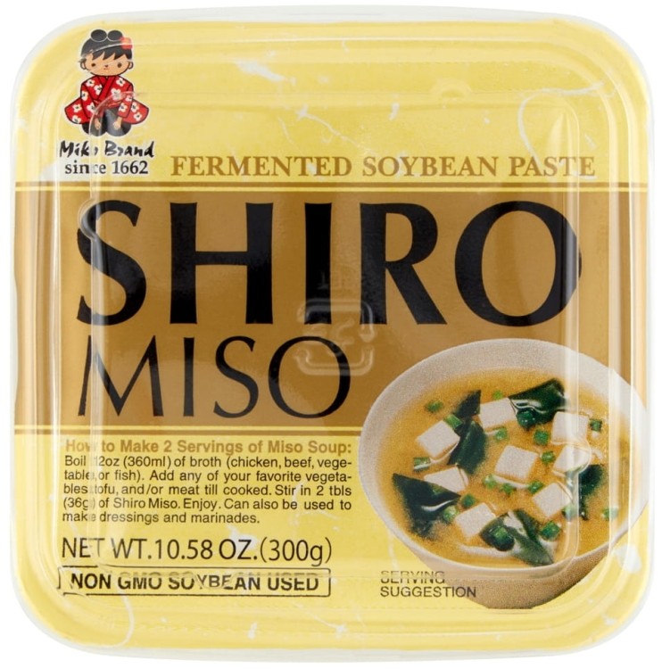 Japońska Pasta z Fermentowanej Soi Do Zupy Miso Jasna Shiro 300g MIKO BRAND