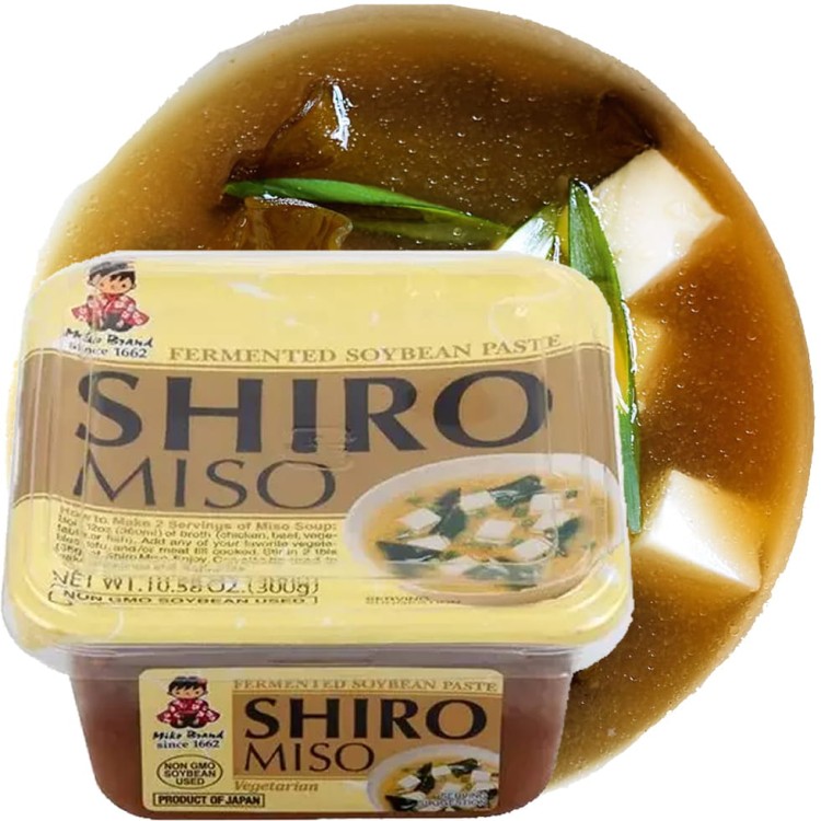 Japońska Pasta z Fermentowanej Soi Do Zupy Miso Jasna Shiro 300g MIKO BRAND