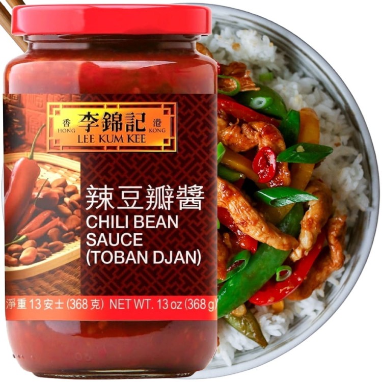 Chiński Gęsty Sos z Chilli i Fasoli Ostra Gęsta Pasta TOBAN DJAN 368g LEE KUM KEE