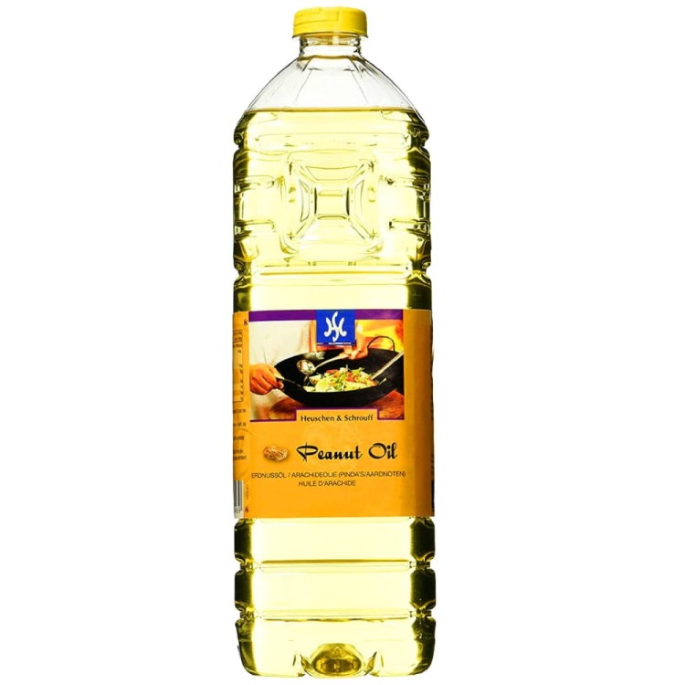 Olej Arachidowy z Orzeszków Ziemnych Dobry Do Smażenia w Woku 1 Litr 1000ml GOLDEN TURTLE