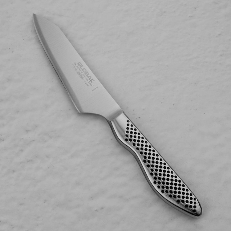Global Japoński Ostry Nóż Kuchenny Orientalny Szefa Kuchni 56-58 HRC 11cm GS-58