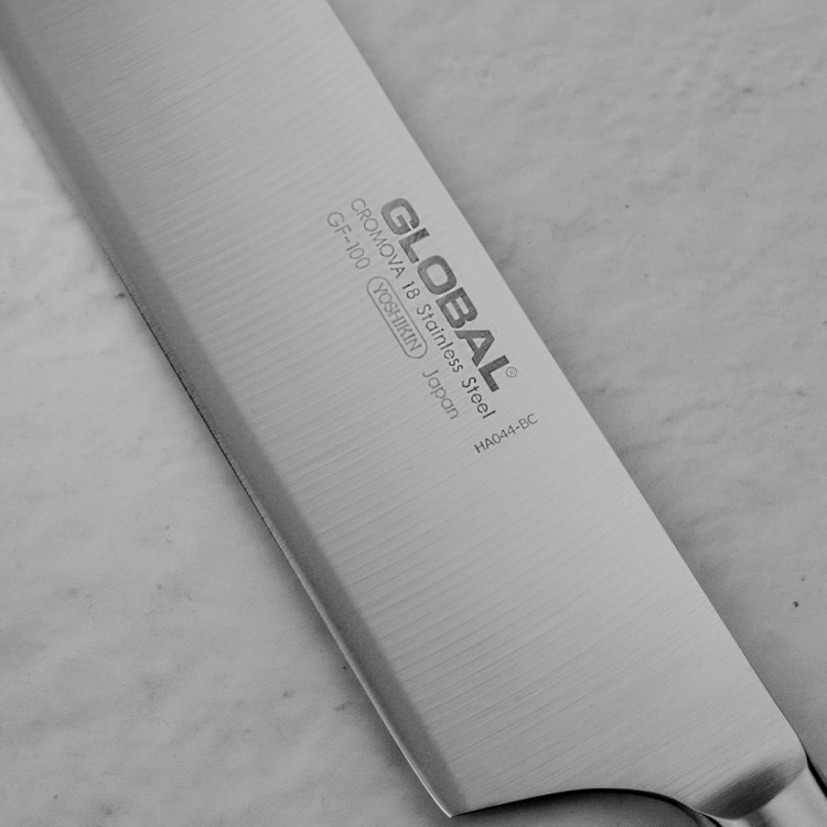 Global Japoński Nóż Kuchenny Do Warzyw Siekania Nakiri Tasak 56-58 HRC 18cm GF-100