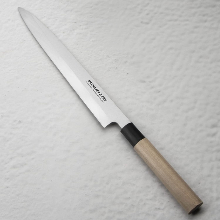 Bunmei Leworęczny Japoński Nóż Yanagi Sashimi Do Sushi 27cm