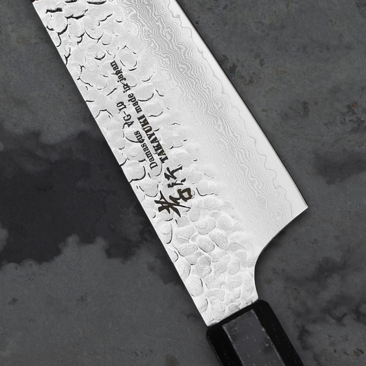 Sakai Takayuki Nanairo VG-10 Ebony Japoński Nóż Kengata 19 cm