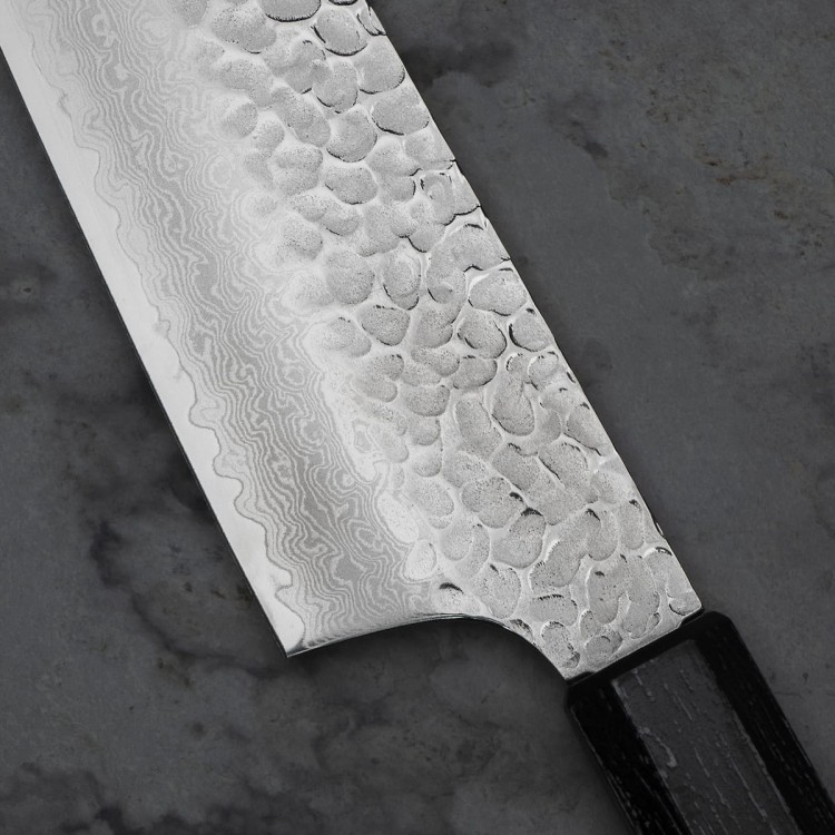 Sakai Takayuki Nanairo VG-10 Ebony Japoński Nóż Kengata 19 cm