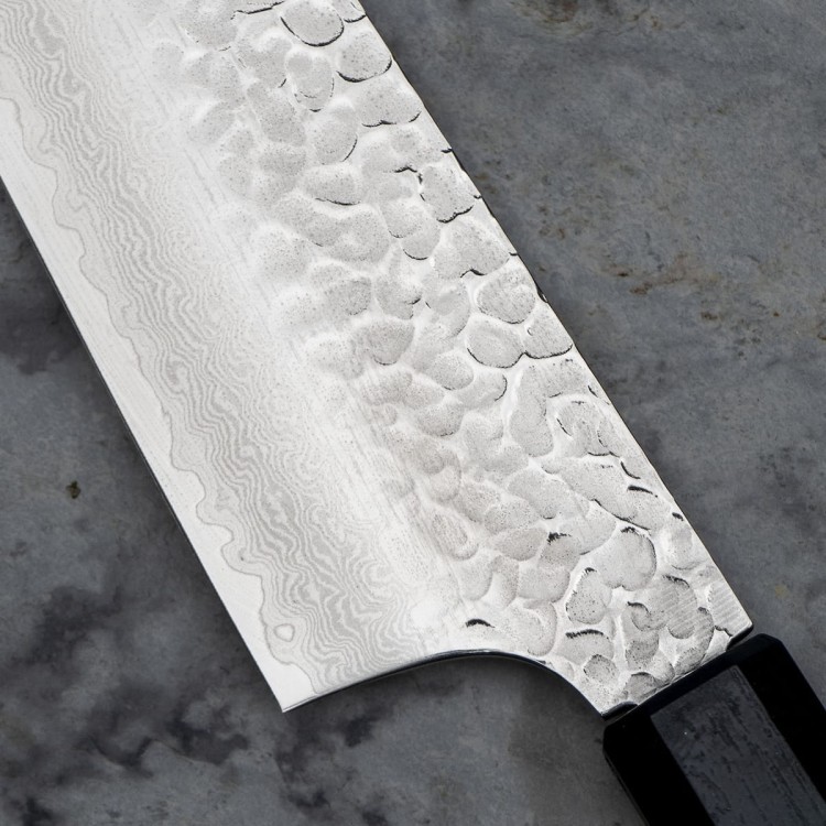 Sakai Takayuki Nanairo VG-10 Green Japoński Nóż Kengata 19 cm