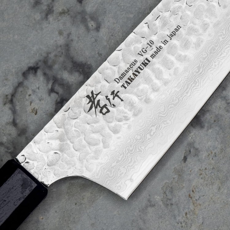 Sakai Takayuki Nanairo VG-10 Blue Japoński Nóż Kengata 19 cm