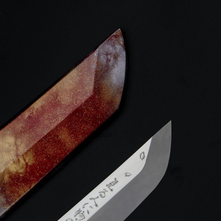 Sakai Takayuki Rinka Silver#3 Japoński Nóż Sakimaru 39 cm