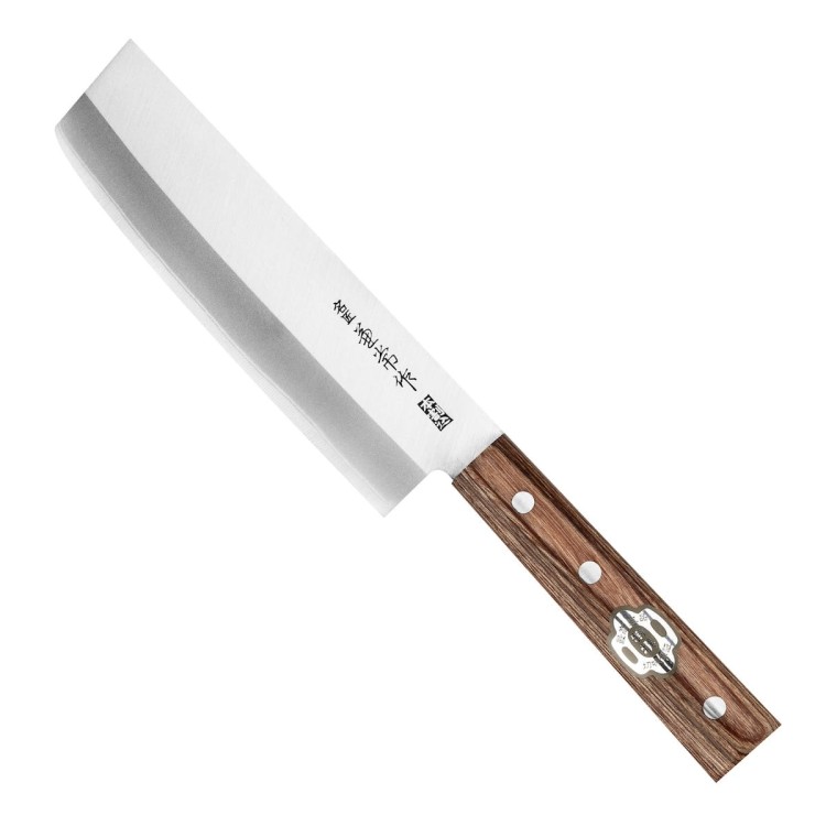 Kanetsune 1000 Shirogami#2/SS Japoński Nóż Nakiri 16,5cm