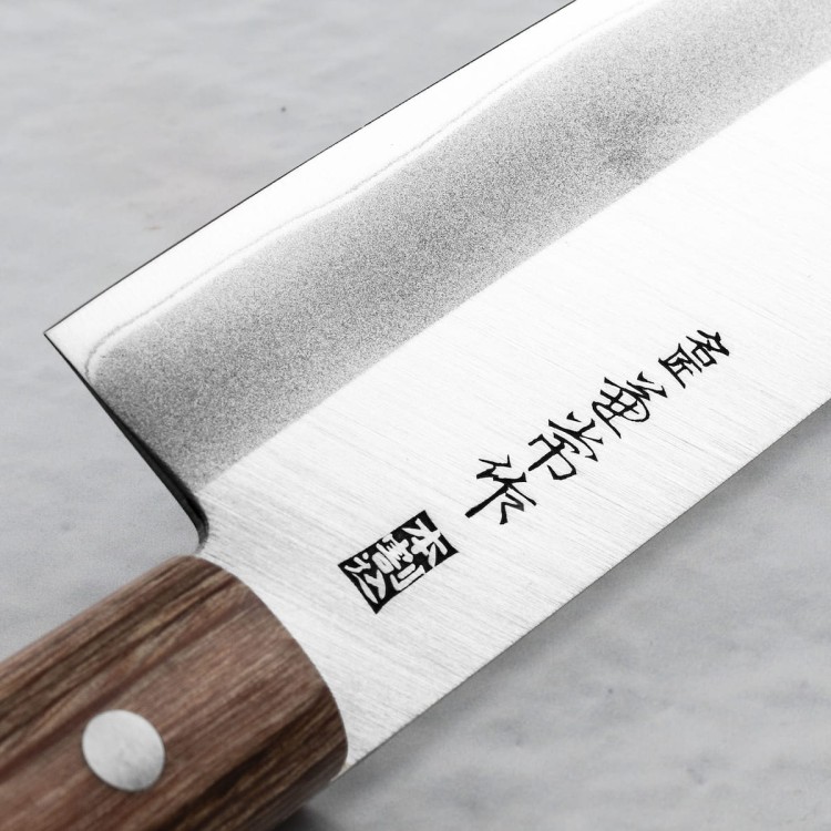 Kanetsune 1000 Shirogami#2/SS Japoński Nóż Nakiri 16,5cm