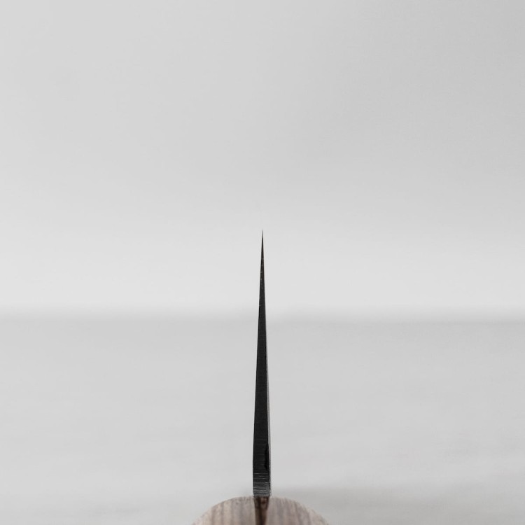 Kanetsune 1000 Shirogami#2/SS Japoński Nóż Nakiri 16,5cm