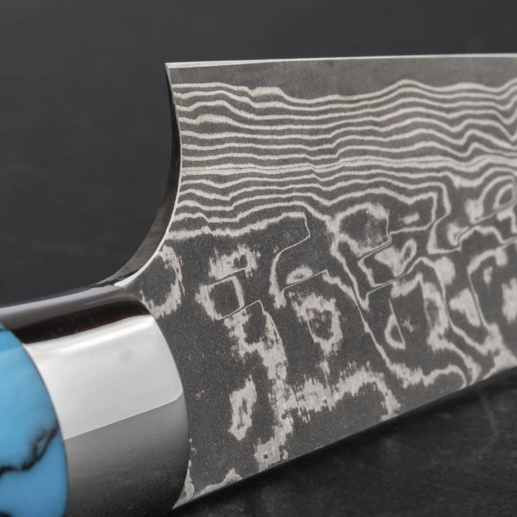 Takeshi Saji BTQ R-2 Black Ręcznie Kuty Japoński Nóż Uniwersalny 13cm