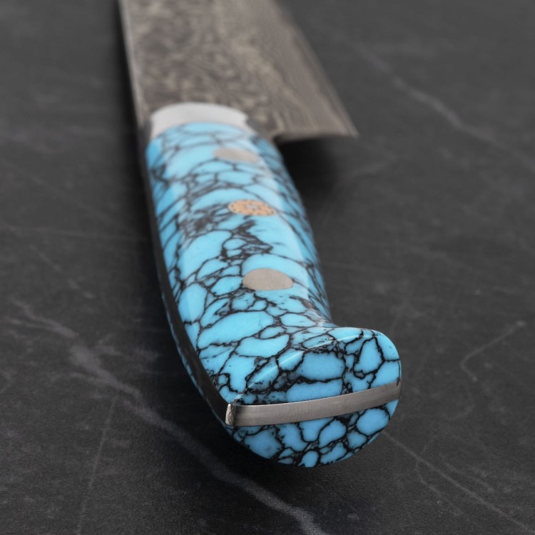 Takeshi Saji BTQ R-2 Black Ręcznie Kuty Japoński Nóż Uniwersalny 13cm