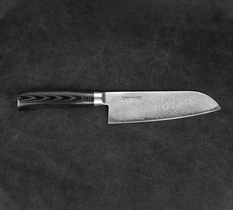 Tamahagane Kyoto Nóż Santoku 17,5cm