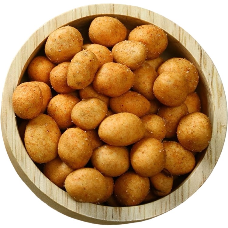 Tajska Chrupiąca Przekąska Orzeszki Ziemne w Skorupce Kokosowej 185g KHAO SHONG