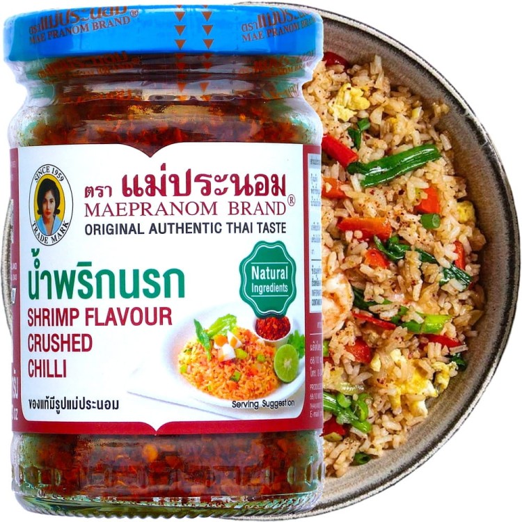 Tajskie Kruszone Chilli z Krewetkami Crushed Chilli 67g MAEPRANOM BRAND