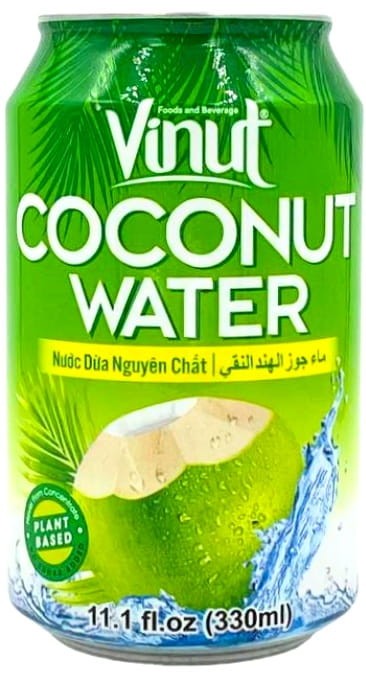 Zdrowa Woda Kokosowa z Kokosa 100% Naturalne Nawodnienie 330ml 0,33L VINUT