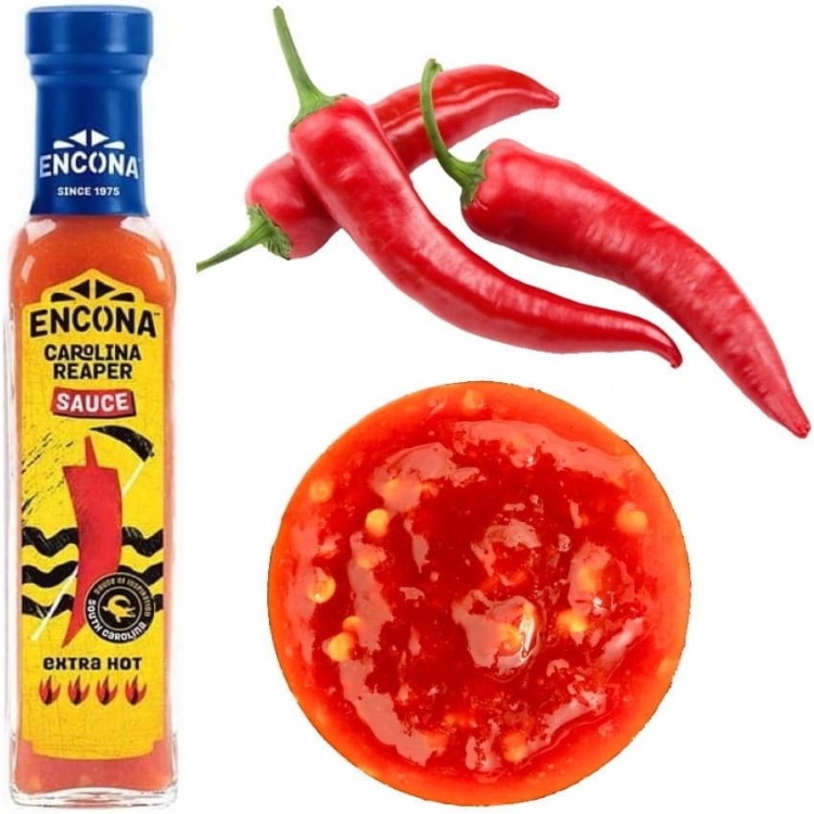 Gęsty Sos Chili Carolina Reaper Extra Hot Marynata Do Grilla 142ml ENCONA