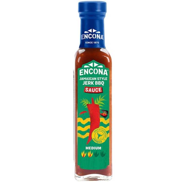 Gęsty Sos Jamaican Jerk BBQ Barbecue Marynata Dip Do Grilla 142ml ENCONA